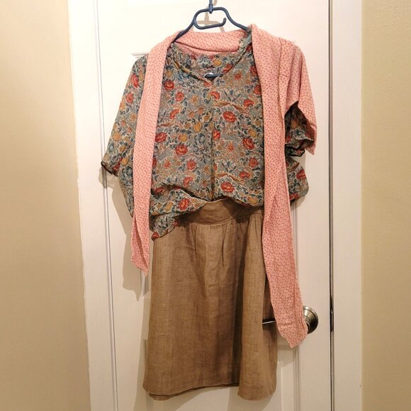 Agnes B. Women's Linen Skirt - Picture 7 of 12